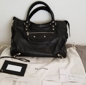Balenciaga Giant 12 AJ Bag Silver Hardware